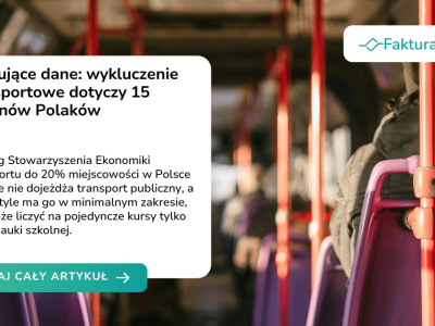 Szokujące dane: wykluczenie transportowe dotyczy 15 milionów Polaków