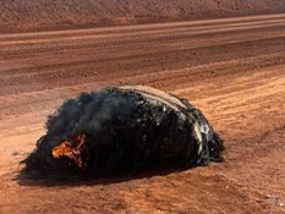 Fragment chińskiej rakiety spadł w Australii. Płonął, gdy go znaleźli