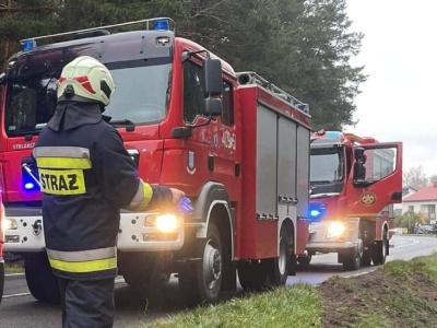 Strażacy ruszyli na akcję. W tym czasie jednemu z nich skradziono rower