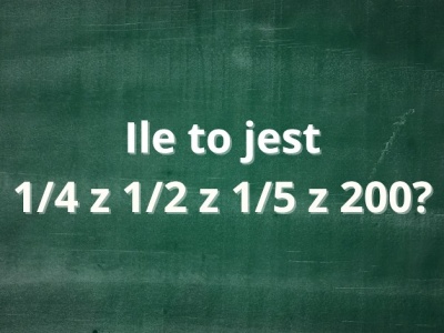 To proste działanie może sprawić kłopot. Dasz radę bez kalkulatora?
