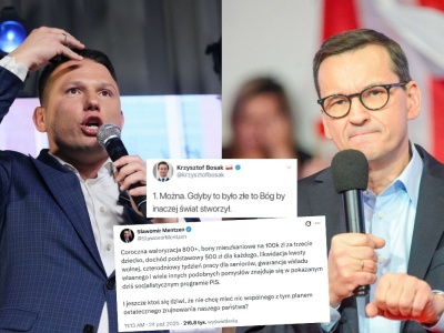 Mentzen niemiło skomentował pomysły PiS, Morawiecki odpowiada, że PiS i tak chce rządzić bez Konfederacji