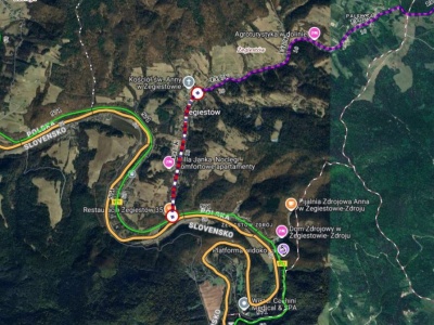 Żegiestów: Zamknięta droga powiatowa. Powodem remont