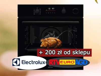 800 zł taniej za piekarnik parowy Electrolux. Ma termosondę i sam się czyści