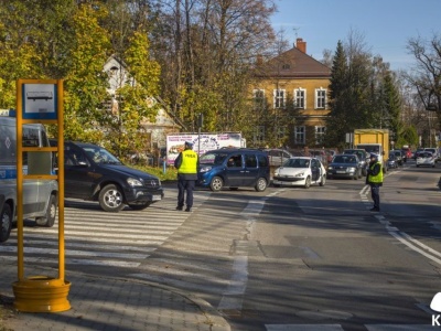 Utrudnienia w ruchu drogowym w związku z dniem Wszystkich Świętych w Bielsku-Białej