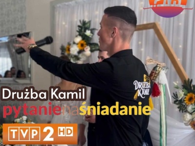 Młody drużba z Cieniawy podbija TikToka i telewizję. Kamil w „Pytaniu na Śniadanie”