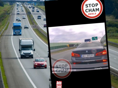 Kierowca BMW nie popisał się. Chciał wymierzyć karę, a prawie doprowadził do katastrofy