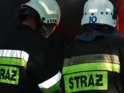 Z ostatniej chwili! Pożar warsztatu samochodowego pod Ciechanowem. Trwa akcja gaśnicza