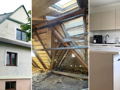 Anna remontuje stary dom. 