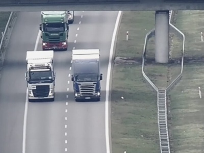 Zawodowi kierowcy nadal lekceważą przepisy na A2. 20 wykroczeń w zaledwie 3 godziny