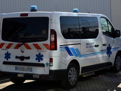 Ukrainiec przywłaszczył sobie karetkę i próbował wyjechać nią z Polski