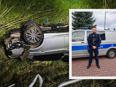 Gostwica. Policjant chciał pomóc, a oni zaczęli uciekać