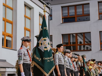 50-lecie Hufca ZHP Kęty: uroczysty apel i wyróżnienie dla wojewody