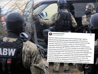 Katowice: służby zatrzymały Ukraińców podejrzanych o szpiegostwo, zbierali dane o 