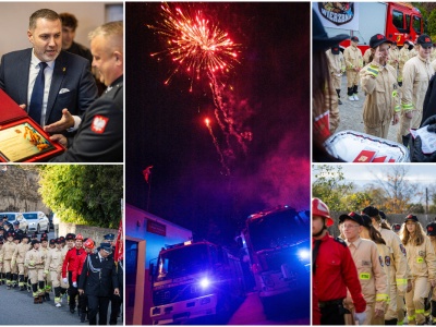 80 lat Ochotniczej Straży Pożarnej w Wierzbnej. Odsłonięto pamiątkową tablicę i wręczono medale za zasługi