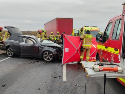 Tragedia na moście w Wyszogrodzie. Zginął młody kierowca