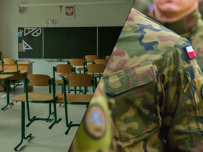 Niecodzienne lekcje w szkołach. Uczniów szkolą... żołnierze