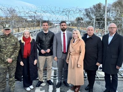 Delegacja z Parlamentu Europejskiego przyjechała na Lubelszczyznę. Wizytowano granicę z Białorusią (zdjęcia)