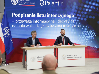 MON podpisuje list intencyjny z Palantir Technologies