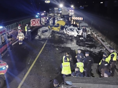 Podejrzany o spowodowanie karambolu na S7 nie przyznaje się do winy