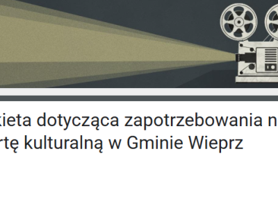GOK Wieprz zaprasza do wypełnienia ankiety kulturalnej