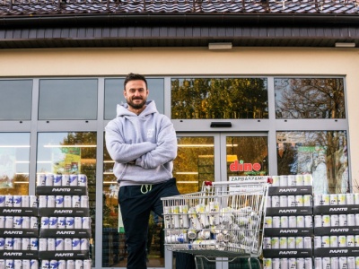 Popularny esportowiec rozpoczął współpracę z polskim supermarketem. Nowy napój dostępny tylko w tej sieci