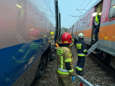 Pendolino potrąciło młodego mężczyznę pod Krakowem. Ruch pociągów opóźniony (Galeria)