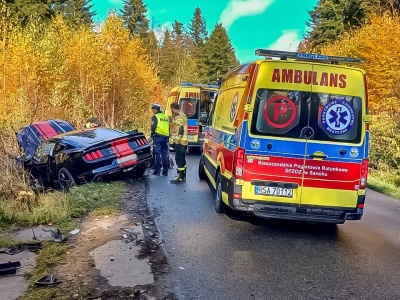 Sześć osób rannych w wypadku między Arłamowem a Kwaszeniną