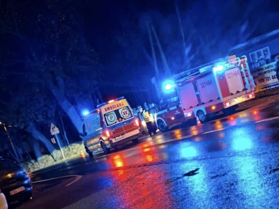 Stłuczka na skrzyżowaniu w Jaśkowicach