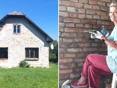 Para remontuje stary dom. 