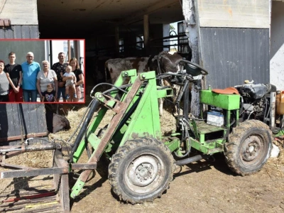 Tanio i sprytnie. Rolnicy z Łódzkiego sami zbudowali miniładowarkę