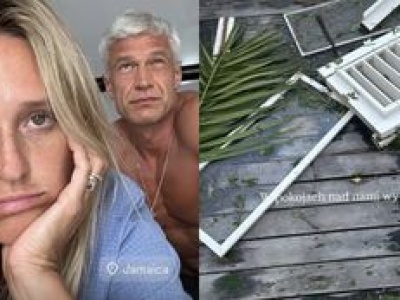 Aleksandra Żebrowska pokazała skutki szalejącego huraganu. Niepokojące kadry: 