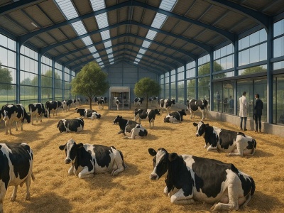 Krowy wybierają same: niemiecka obora przyszłości