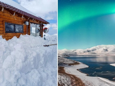 Polka pokazała dom zasypany śniegiem. „Szefie, nie przyjdę do pracy”