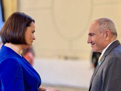 Cichanouskaja spotkała się z premierem Armenii