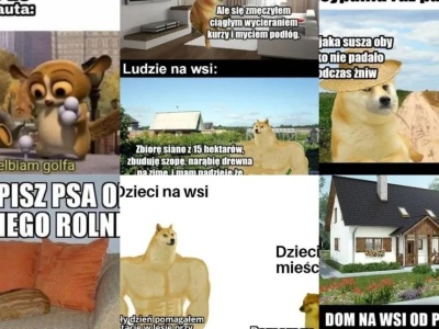 Wieś kontra miasto. I tak się powoli żyje! ZOBACZ MEMY i pośmiej się razem z nami