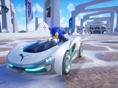 Odpicuj swoją Sonic Racing: Crossworlds jazdę za pomocą naklejek Puma