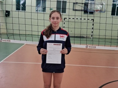 Nasza młoda siatkarka z powołaniem do młodzieżowej kadry Polski!