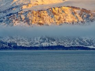 Nieoczekiwane ocieplenie w Kazachstanie. Jezioro górskie nie zamarza