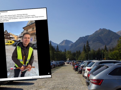 Nagranie z parkingu w Zakopanem hitem w sieci. 