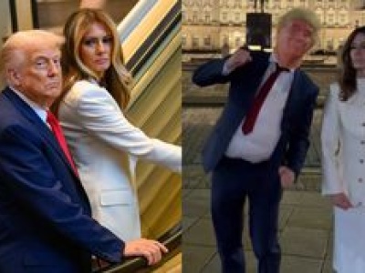 Kasia Dziurska na Halloween przebrała się za Melanię Trump. Internauci oniemieli