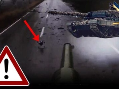 Puk! Ukraiński Leopard najechał na wybuchowego żuka i… (WIDEO)