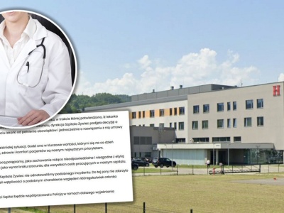 Żywiecka policja weszła do szpitala w nocy. Skandal to mało powiedziane