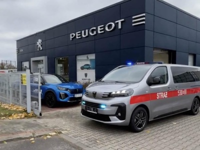 Nowy Peugeot Traveller dla Straży Pożarnej w Ostródzie