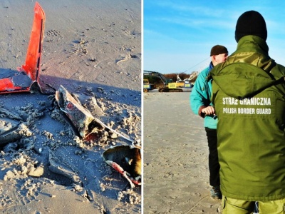 Morze wyrzuciło drona z 