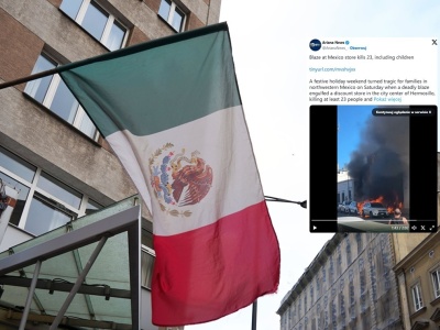 Pożar sklepu w Meksyku! Zginęły co najmniej 23 osoby