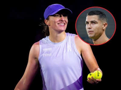 Iga Świątek w cieniu Cristiano Ronaldo. Gwiazdor skradł wieczór w Rijadzie