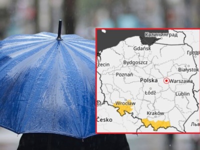 IMGW ostrzega przed intensywnymi opadami. Te regiony są zagrożone