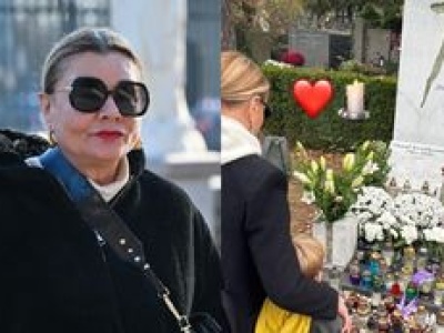 Małgorzata Ostrowska-Królikowska wybrała się z wnukiem na cmentarz. Pokazała, jak dziś wygląda grób Pawła Królikowskiego