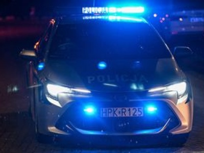 Obława policji w Smogorzewie. Na drodze leśnej padły strzały