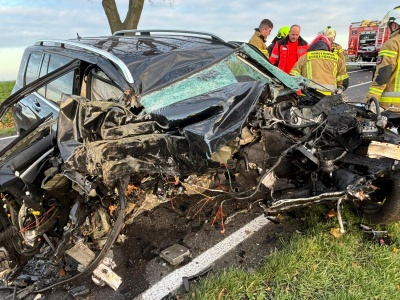 Wypadek drogowy na DW 471